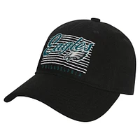 Youth Black Philadelphia Eagles Retro Wooly Adjustable Hat