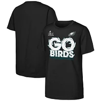 Youth Fanatics  Black Philadelphia Eagles Super Bowl LIX Champions Local T-Shirt