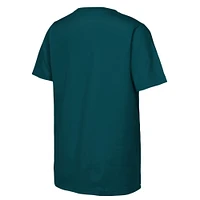 Youth Fanatics Midnight Green Philadelphia Eagles 2024 NFC Champions Hail Mary T-Shirt