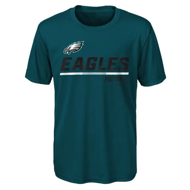 Philadelphia Eagles Mitchell & Ness Jumbotron 3.0 Mesh V-Neck T-Shirt -  Kelly Green