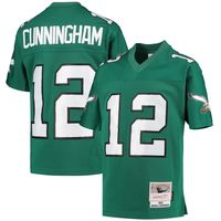 Youth Mitchell & Ness Randall Cunningham Kelly Green Philadelphia Eagles 1990 Retired Player Legacy Jersey