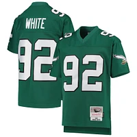 Maillot de joueur retraité Mitchell & Ness Reggie White Green Philadelphia Eagles 1990 Legacy pour jeunes