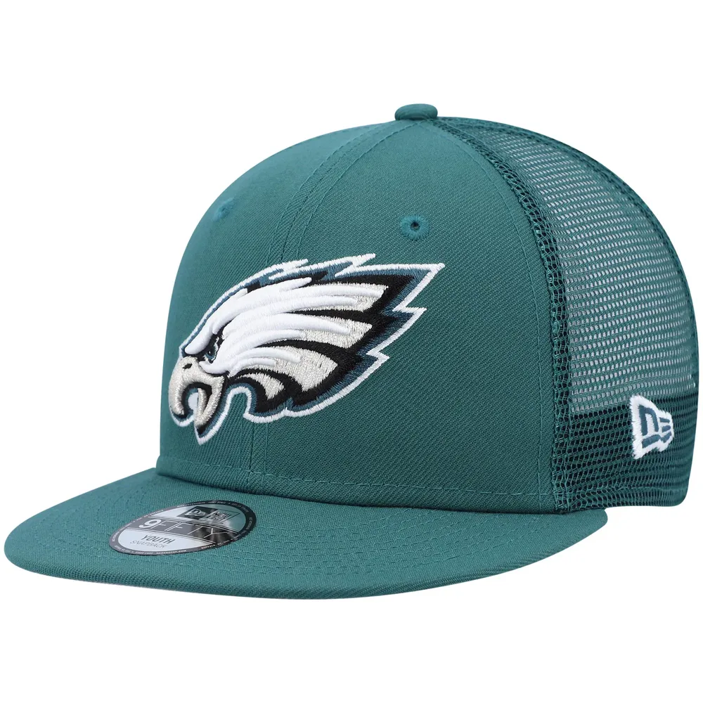 New Era Youth New Era Midnight Green Philadelphia Eagles Classic Trucker  9FIFTY Snapback Hat