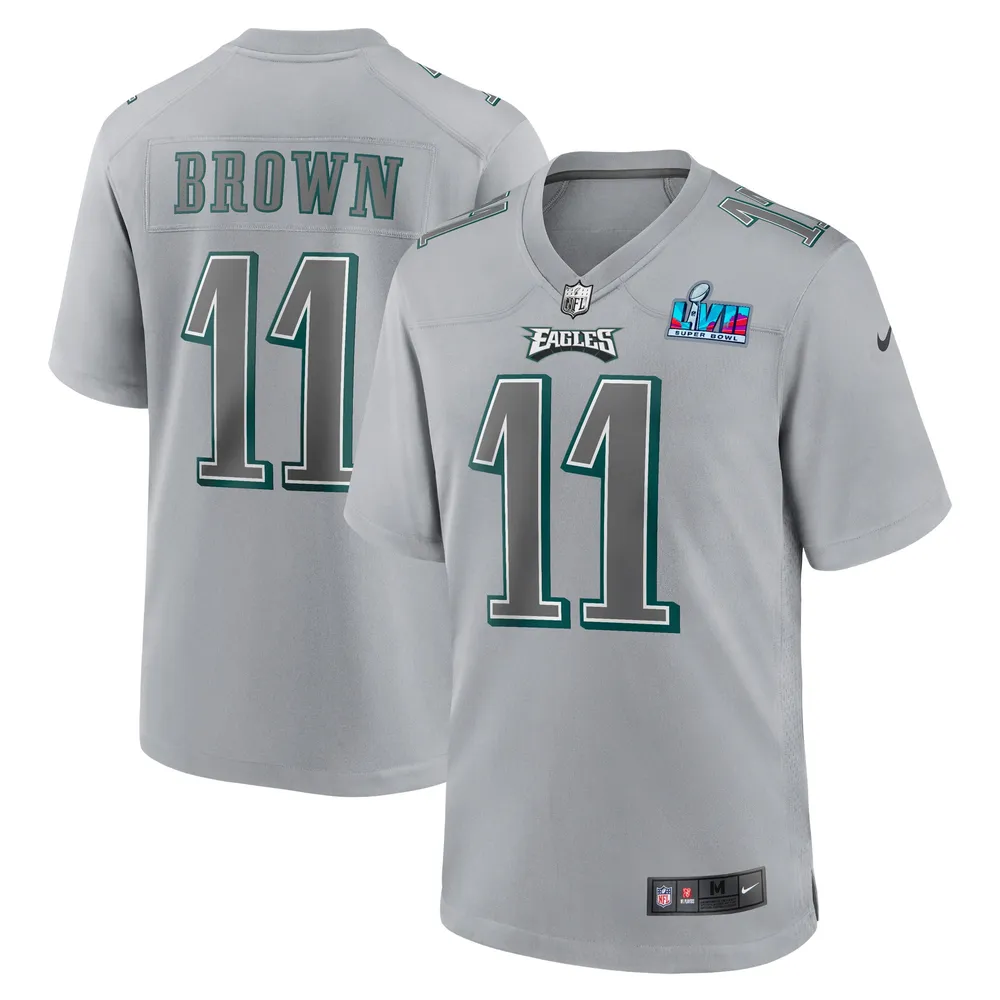 Lids A.J. Brown Philadelphia Eagles Nike Youth Super Bowl LVII Patch  Atmosphere Fashion Game Jersey - Gray