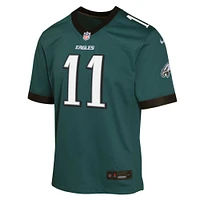 Youth Nike A.J. Brown Midnight Green Philadelphia Eagles Game Jersey