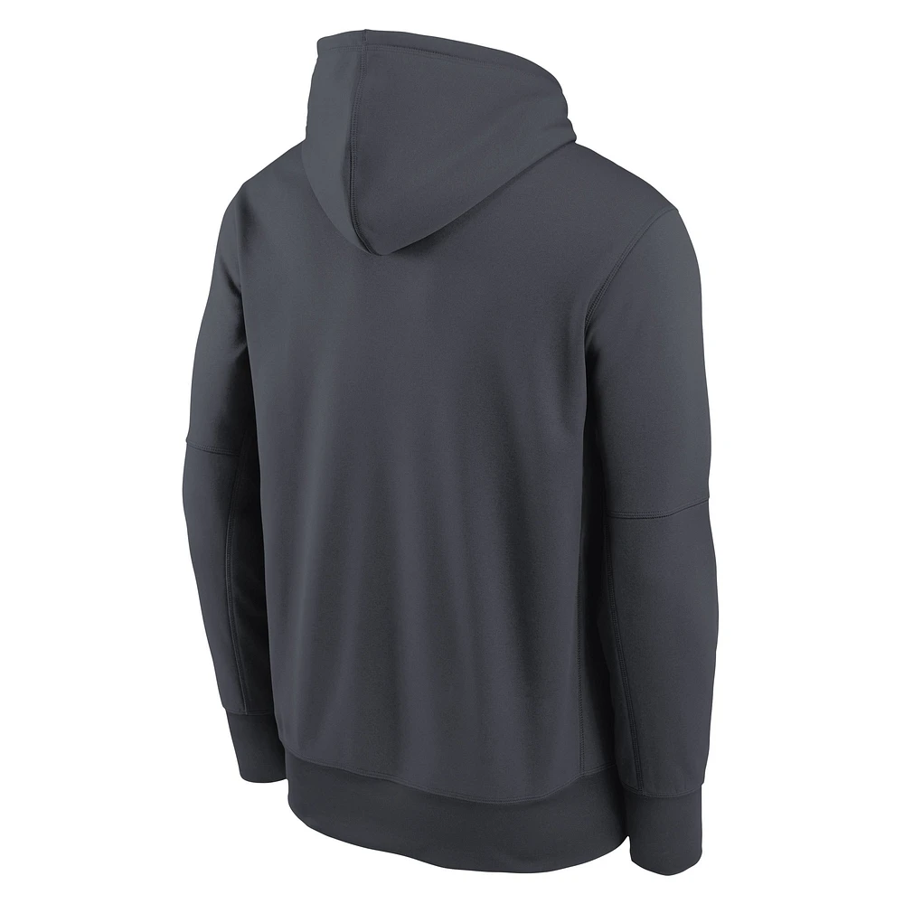 Sweat à capuche en polaire Nike Anthracite Philadelphia Eagles Super Bowl LIX Champions Locker Room Trophy Collection pour jeunes