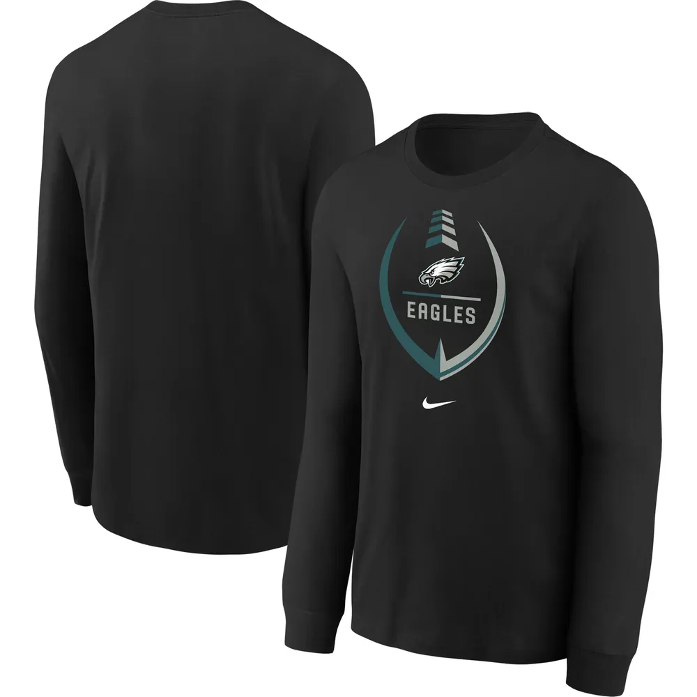 Lids Philadelphia Eagles Nike Youth Icon Long Sleeve T-Shirt