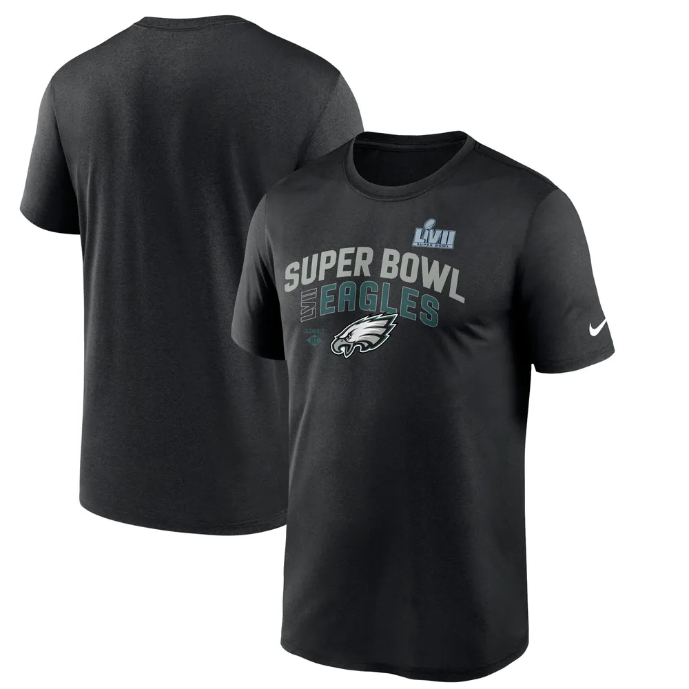 Lids Philadelphia Eagles Nike Youth Super Bowl LVII Lockup T-Shirt - Black