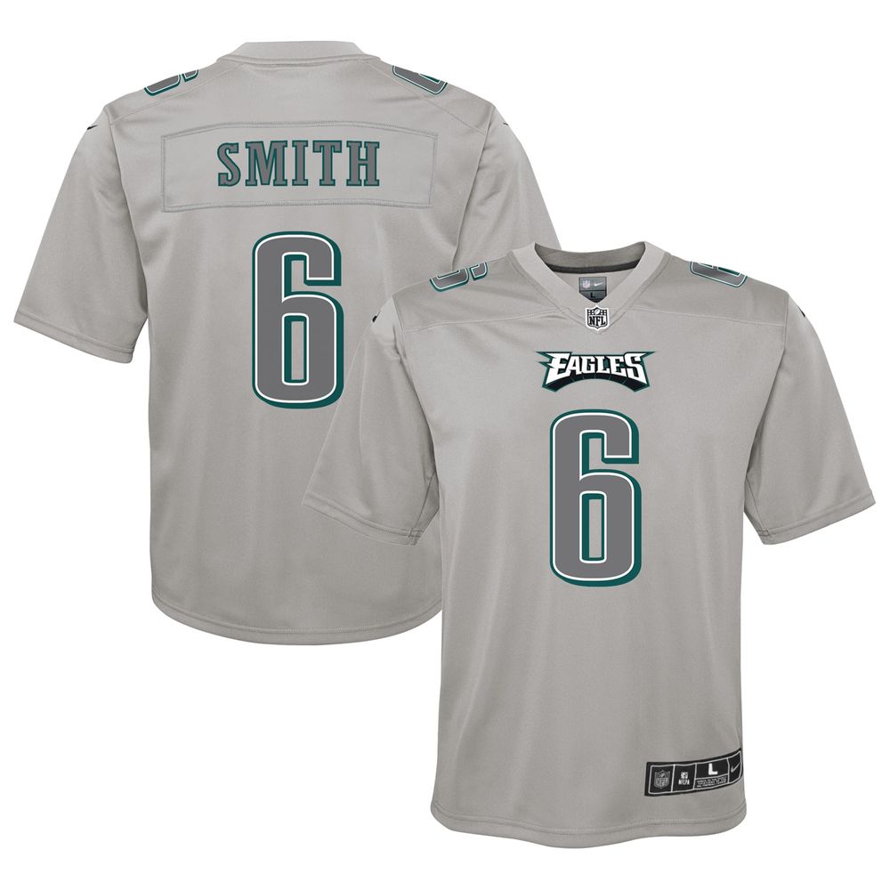 Nike Youth Nike DeVonta Smith Gray Philadelphia Eagles Atmosphere Fashion  Game Jersey