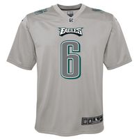 Nike Youth Nike DeVonta Smith Gray Philadelphia Eagles Atmosphere Fashion  Game Jersey