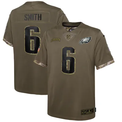 Youth Nike DeVonta Smith Midnight Green Philadelphia Eagles Game Jersey