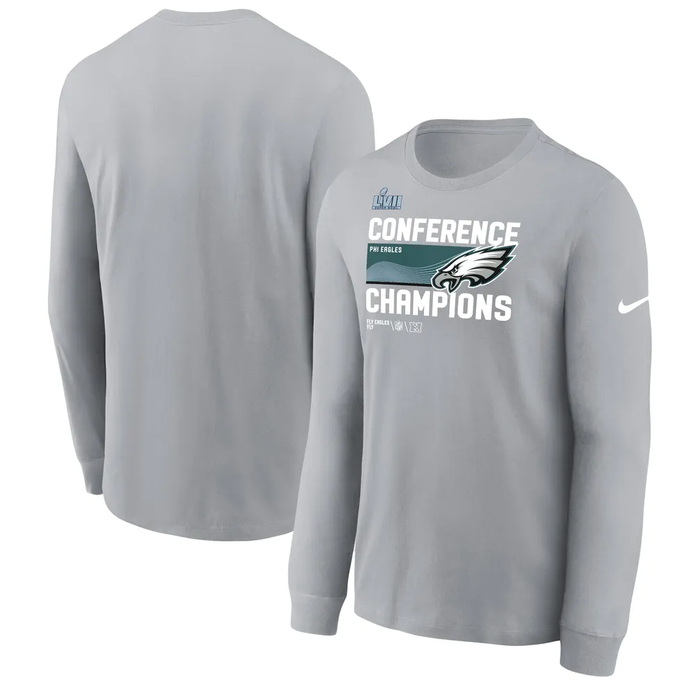 Philadelphia Eagles Nike Youth 2022 NFC Champions Locker Room Trophy  Collection Long Sleeve T-Shirt - Gray