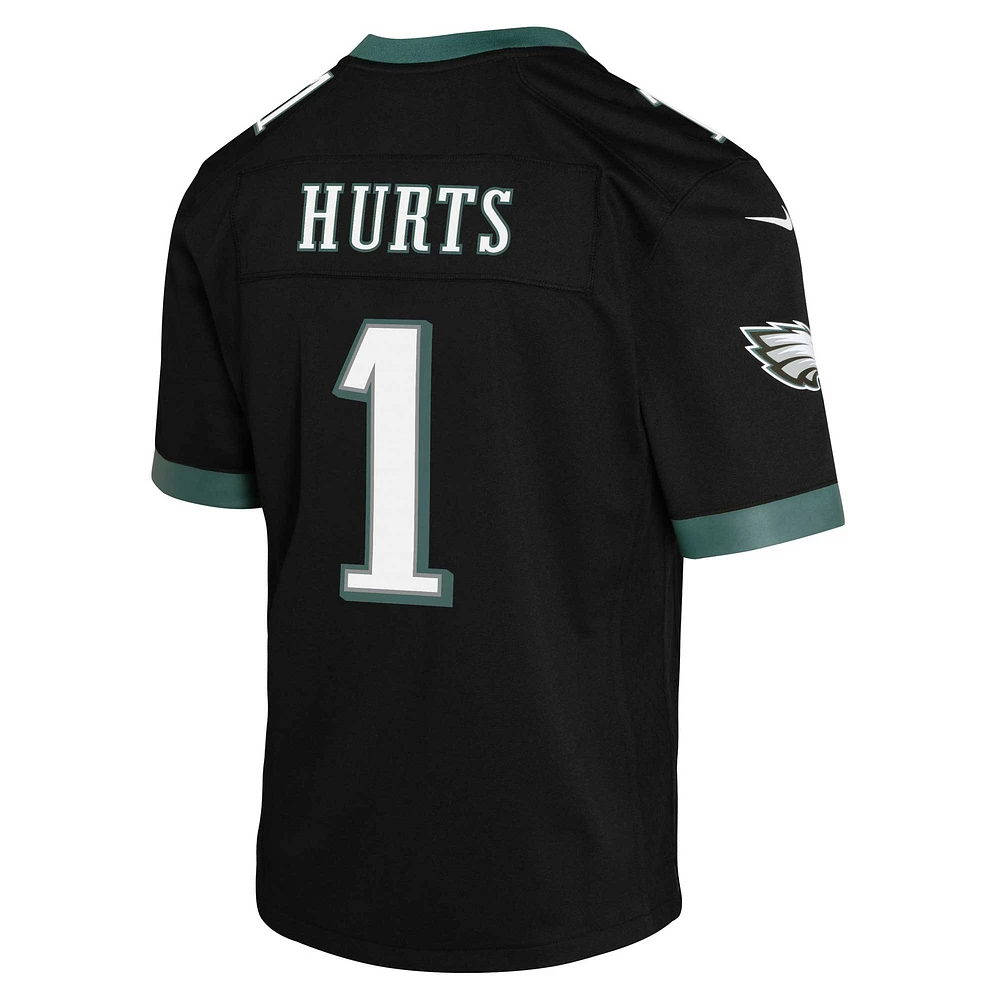 Youth Nike Jalen Hurts Black Philadelphia Eagles Alternate Game Jersey