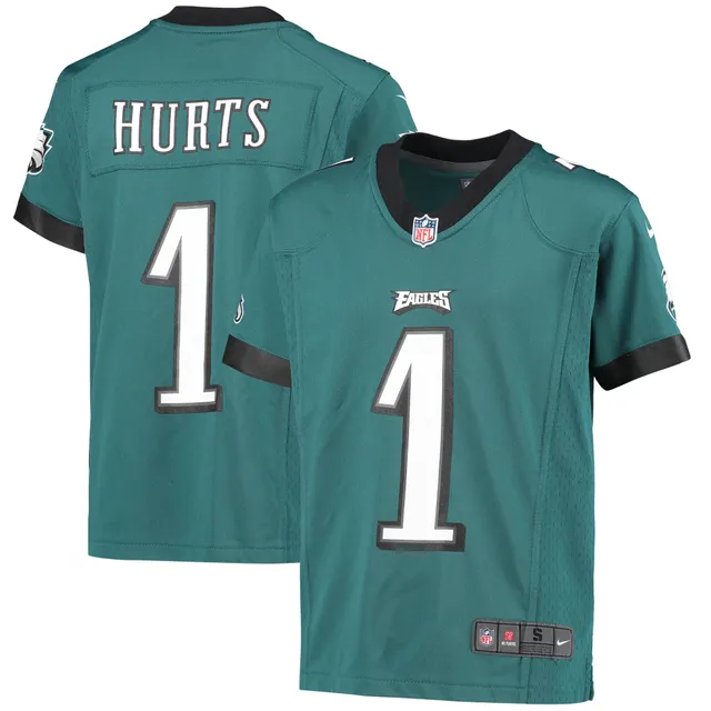 Philadelphia Eagles Jalen Hurts Nike Gray Super Bowl LVII Patch Jersey 