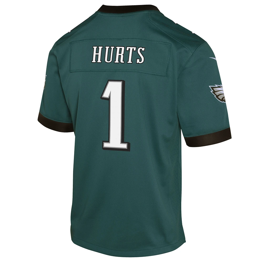 Youth Nike Jalen Hurts Midnight Green Philadelphia Eagles Super Bowl LIX Game Player Jersey