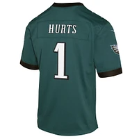 Youth Nike Jalen Hurts Midnight Green Philadelphia Eagles Super Bowl LIX Game Player Jersey