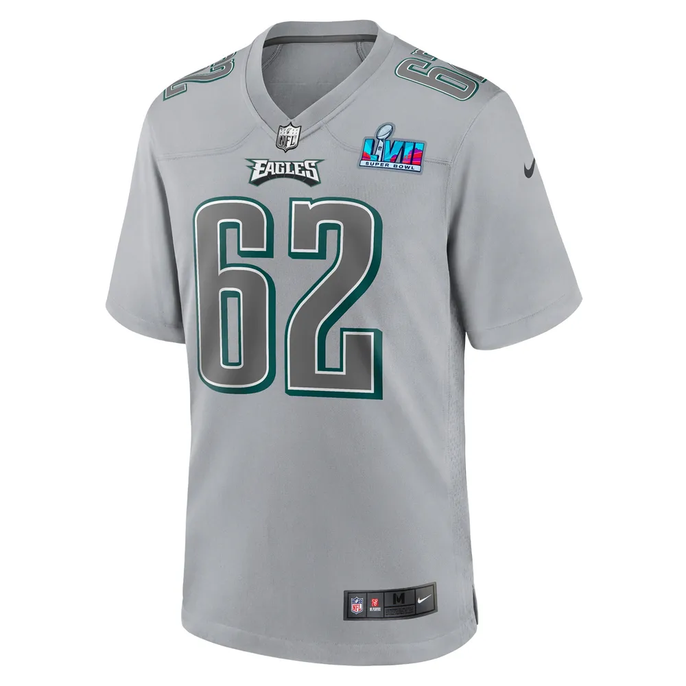 Jason Kelce Youth Philadelphia Eagles Nike Atmosphere Fashion Super Bowl  LVII Patch Jersey - Game Gray