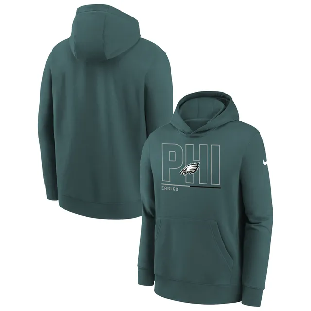 Philadelphia Eagles Nike Sideline Team Performance Pullover Hoodie - Black