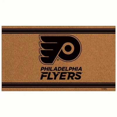 Philadelphia Flyers 30'' x 18'' Logo Turf Mat - Brown