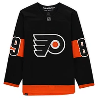 Maillot authentique noir dédicacé par Cam Atkinson des Flyers de Philadelphie Adidas