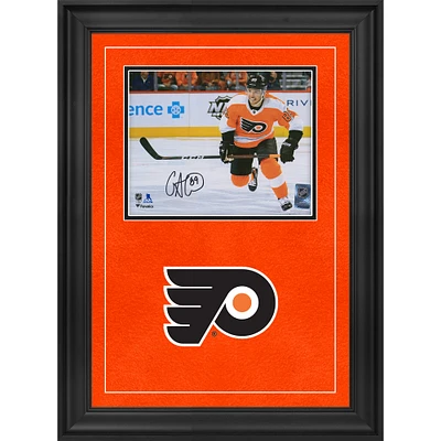 Cam Atkinson Philadelphia Flyers Autographed Deluxe Framed 8" x 10" Orange Jersey Skating Photograph 