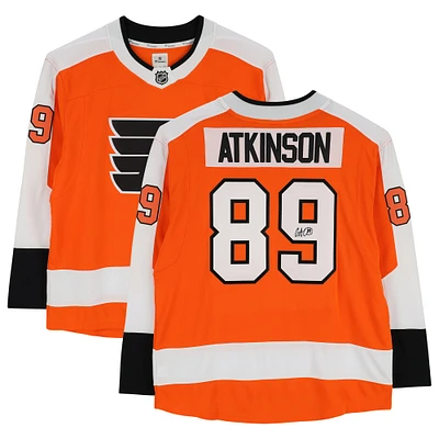 Maillot Breakaway Fanatics orange autographié par Cam Atkinson des Flyers de Philadelphie