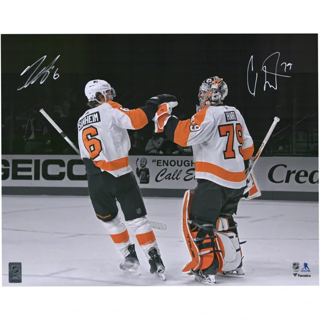 Carter Hart Signed Framed Philadelphia Flyers Fanatics Hockey