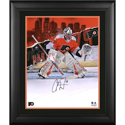Carter Hart Philadelphia Flyers Fanatics Authentic Autographed Orange  Fanatics Breakaway Jersey