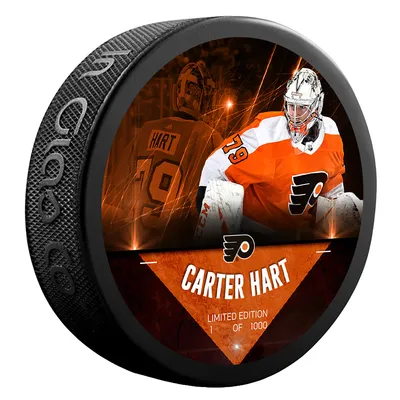 Carter Hart Philadelphia Flyers Fanatics Authentic Autographed Orange  Fanatics Breakaway Jersey