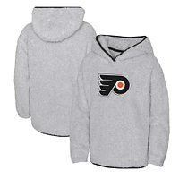 Sweat à capuche en polaire Ultimate Teddy des Flyers de Philadelphie, gris chiné pour jeunes filles