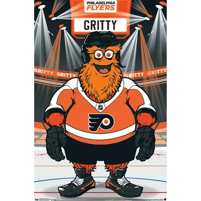 Gritty Philadelphia Flyers 35.75'' x 24.25'' Mascot Poster