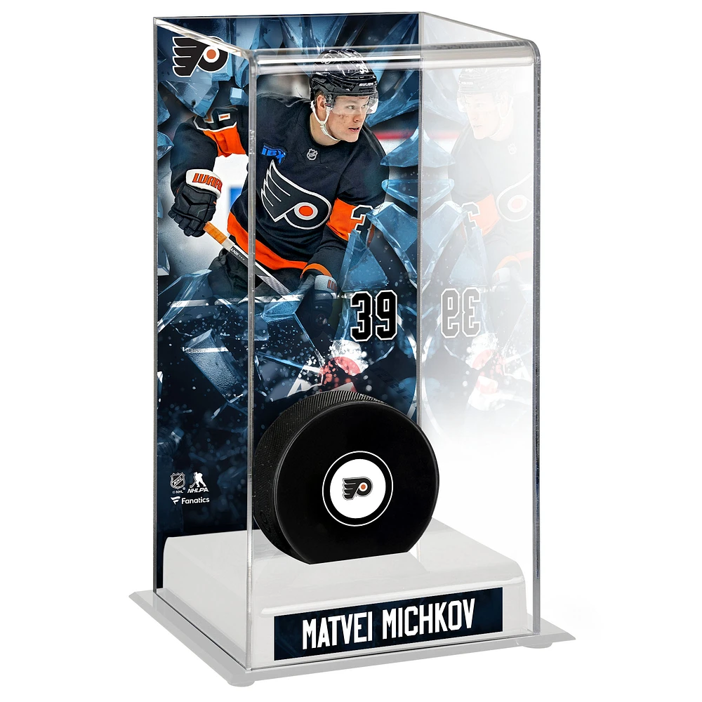 Matvei Michkov Philadelphia Flyers Deluxe Tall Hockey Puck Case