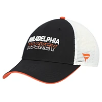 Casquette ajustable en maille noire Fanatics pour homme des Flyers de Philadelphie