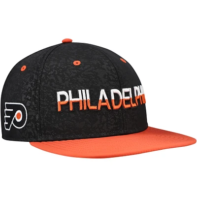 Casquette Snapback noire avec logo alternatif des Flyers de Philadelphie Fanatics pour hommes