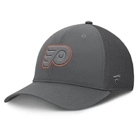 Casquette ajustée Flex grise pour hommes des Flyers de Philadelphie Fanatics