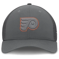 Casquette ajustée Flex grise pour hommes des Flyers de Philadelphie Fanatics