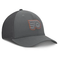 Casquette ajustée Flex grise pour hommes des Flyers de Philadelphie Fanatics