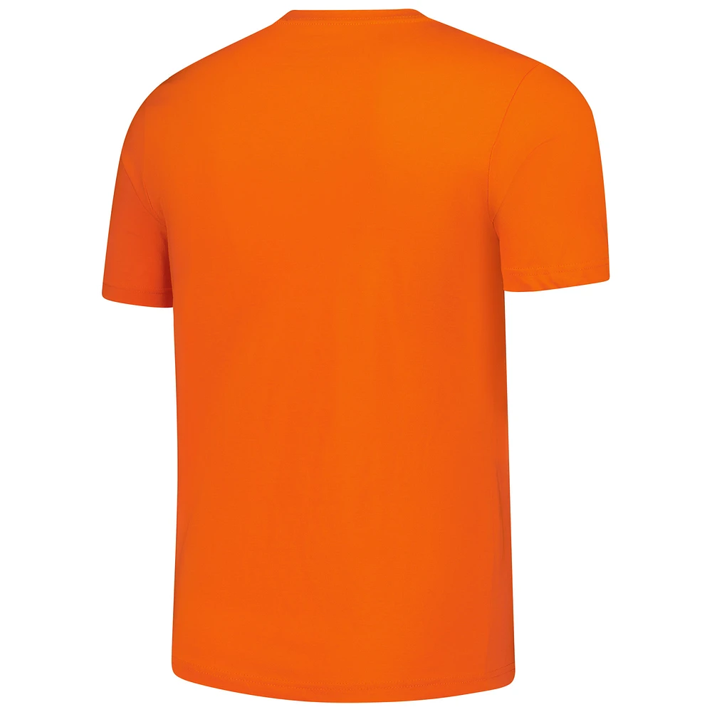T-shirt orange Fanatics pour homme avec logo des Flyers de Philadelphie