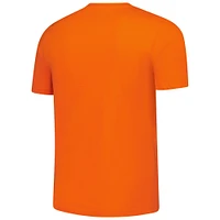 T-shirt orange Fanatics pour homme avec logo des Flyers de Philadelphie