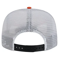 Men's New Era  Black/Orange Philadelphia Flyers Throwback V-Dye Adjustable Golfer Hat