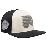 Men's Pro Standard  Cream Philadelphia Flyers French Terry Snapback Hat