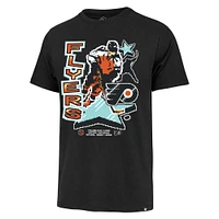 Men's '47 Black Philadelphia Flyers Lamp Lighter Franklin T-Shirt