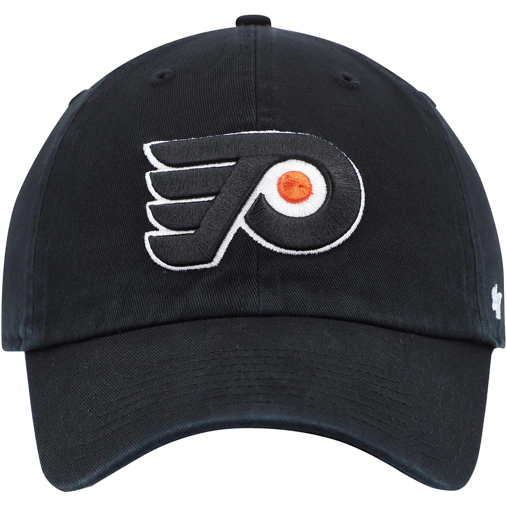 Casquette réglable '47 Philadelphia Flyers Team Logo Clean Up pour homme