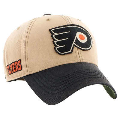 Casquette ajustable MVP Dusted Sedgwick MVP des Flyers de Philadelphie '47 kaki/noir pour hommes
