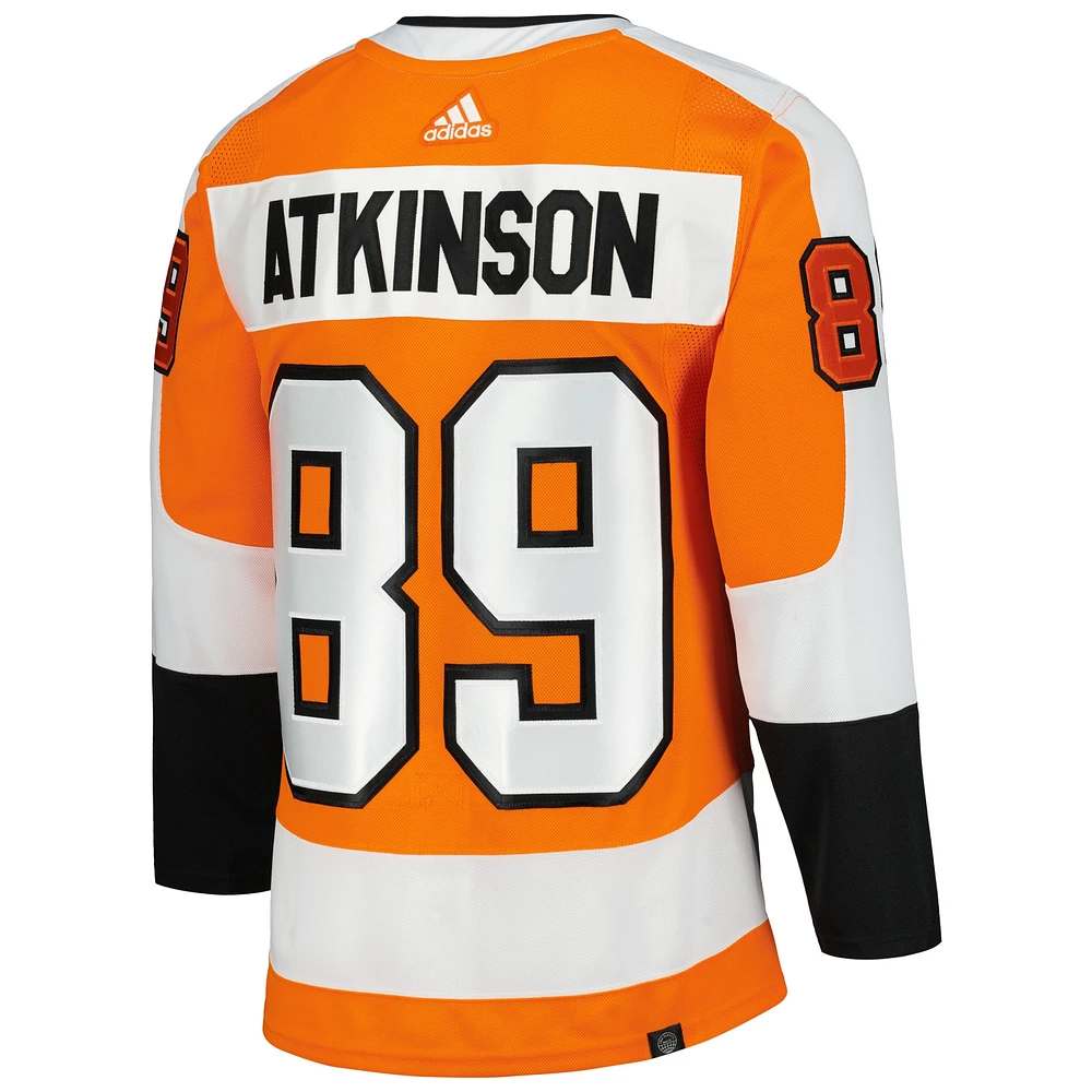 Maillot de joueur authentique adidas Cam Atkinson Orange Philadelphia Flyers Domicile Primegreen pour homme