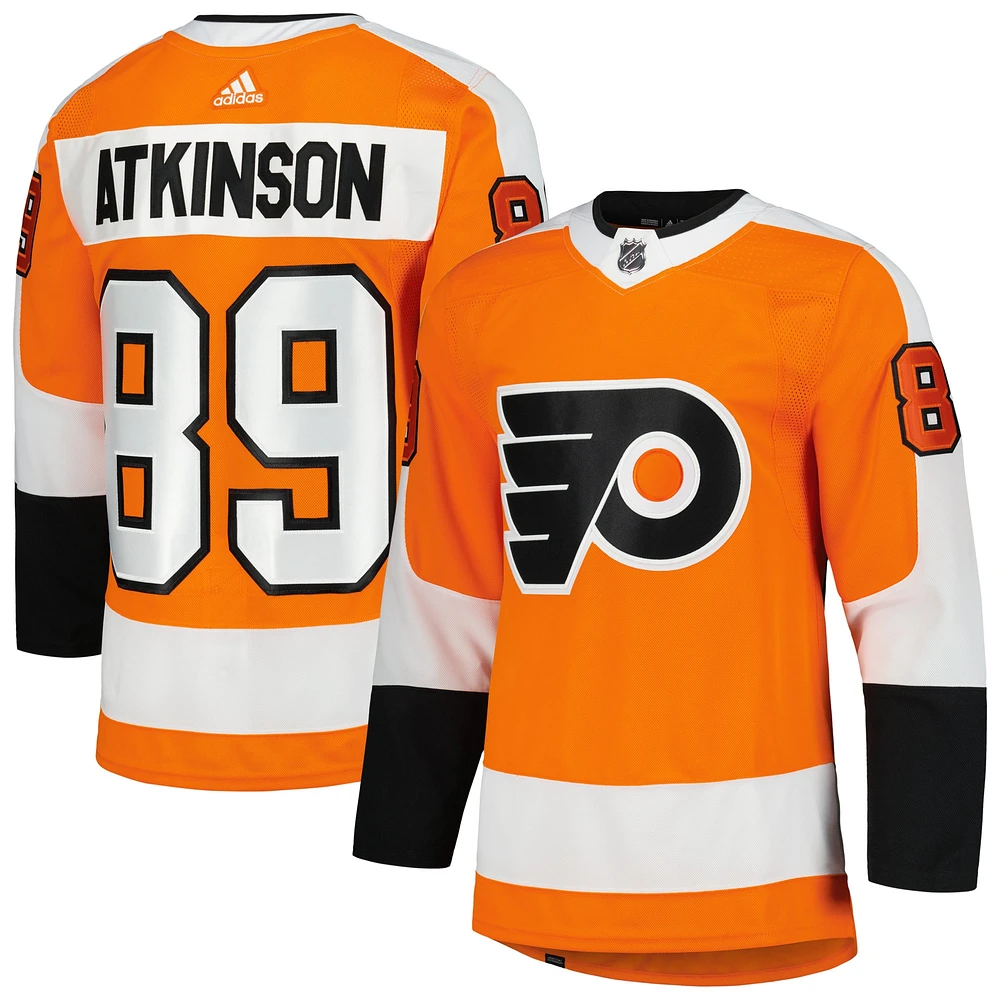 Men's adidas Cam Atkinson Orange Philadelphia Flyers Home Primegreen Authentic Player Jersey