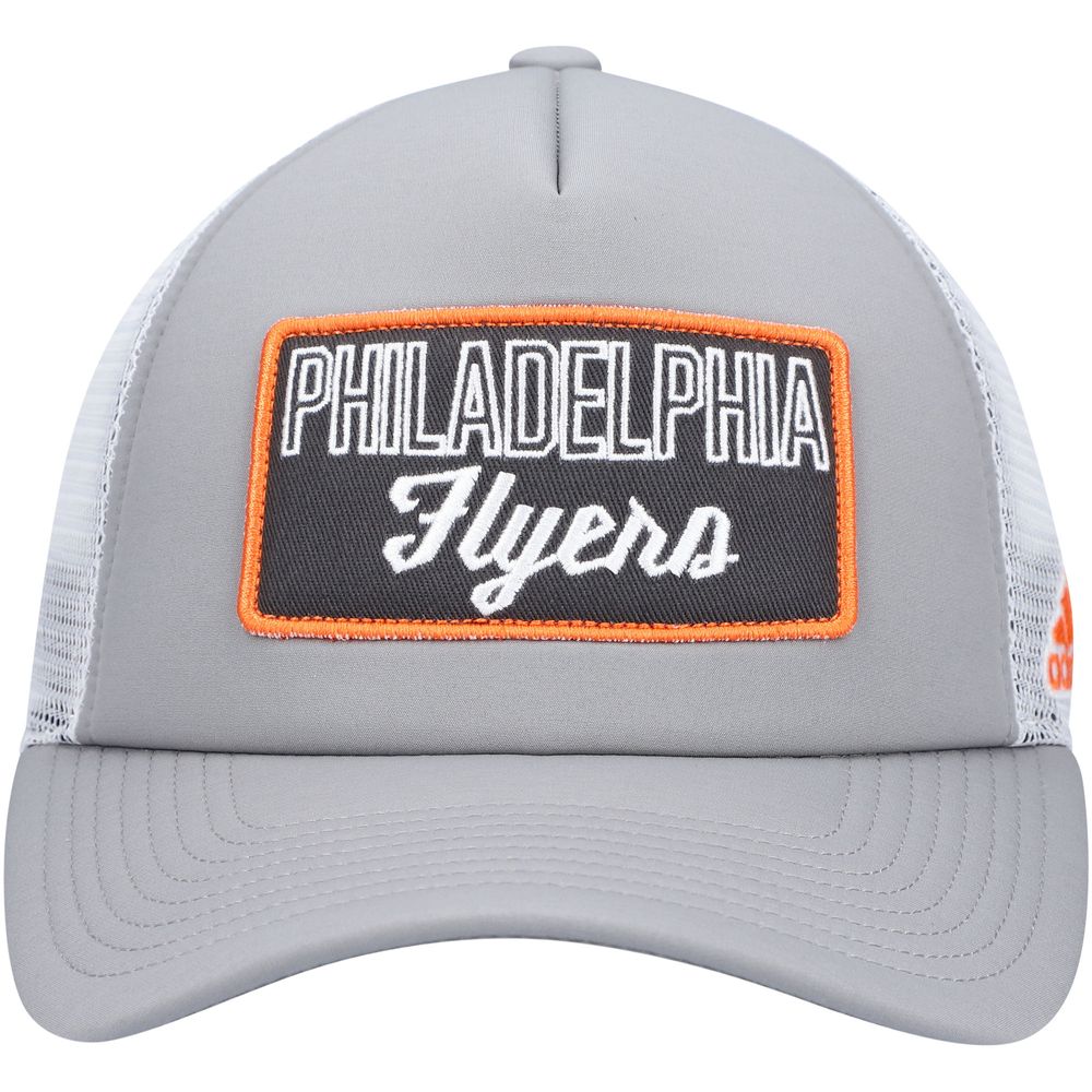 Adidas Men's White Philadelphia Flyers Locker Room Adjustable Hat