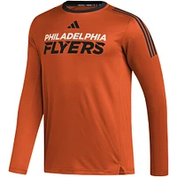 Men's adidas Orange Philadelphia Flyers AEROREADY® Long Sleeve T-Shirt