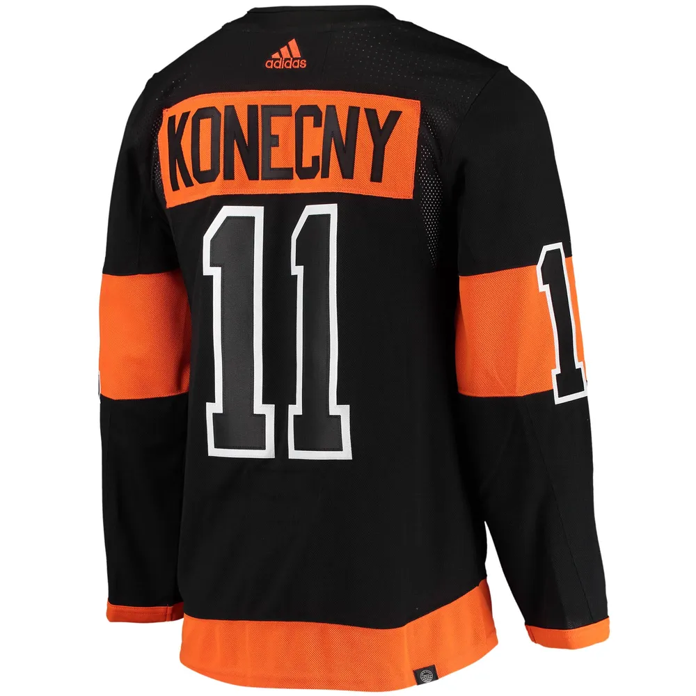 Adidas Men's adidas Travis Konecny Black Philadelphia Flyers Alternate Primegreen  Authentic Pro Player Jersey