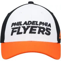 Casquette réglable pour vestiaire des Flyers de Philadelphie adidas blanche pour hommes